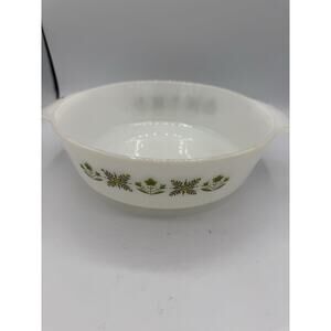 Vintage Anchor Hocking Fire King 2 Quart Dish, Meadow Green